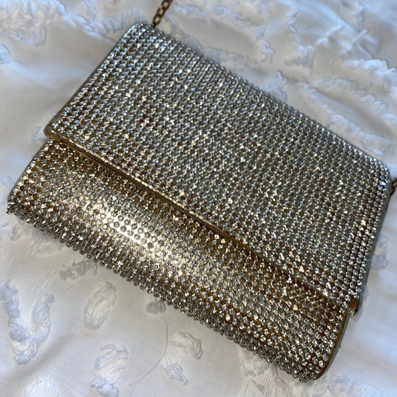 White Rhinestone Bag - Picture 2 of 6